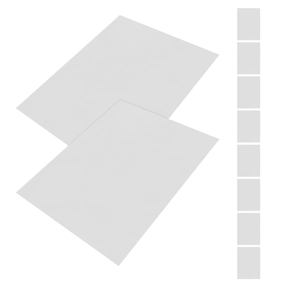 MOKKHNB 10-Pack Clear PVC Window Sheets for Dollhouse Doors, Model Kits, and Miniature Window Inserts