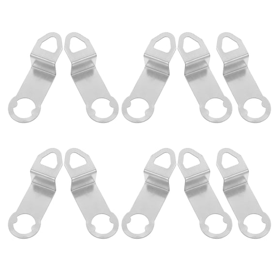 MOKKHNB 10Pcs Clock Pendulum Hook Clock Replacement Hook Silver Metal For Wall Clocks Reliable