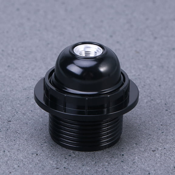 MOKKHNB 10Pcs E26 Black Light Fixture Base Lamp Socket Holder for Standard Bulb Installation