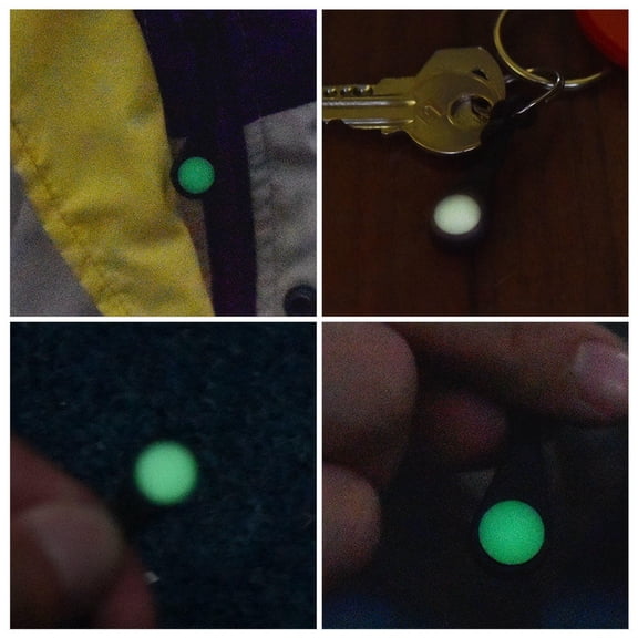 MOKKHNB 10Pcs Luminous Zipper Extension Black Easy to Find for Night Outdoor Use