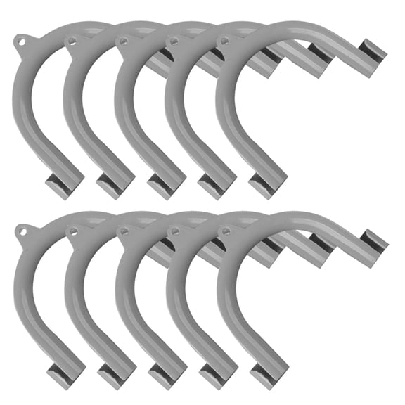 MOKKHNB 10Pcs Drain Tube Clip Plastic Grey U Shape Drain Hose Guide for Household Users