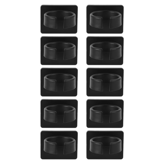 MOKKHNB 10Pcs Retractable Mic Holder Microphone Wall Hanger for Concerts and User Display Storage