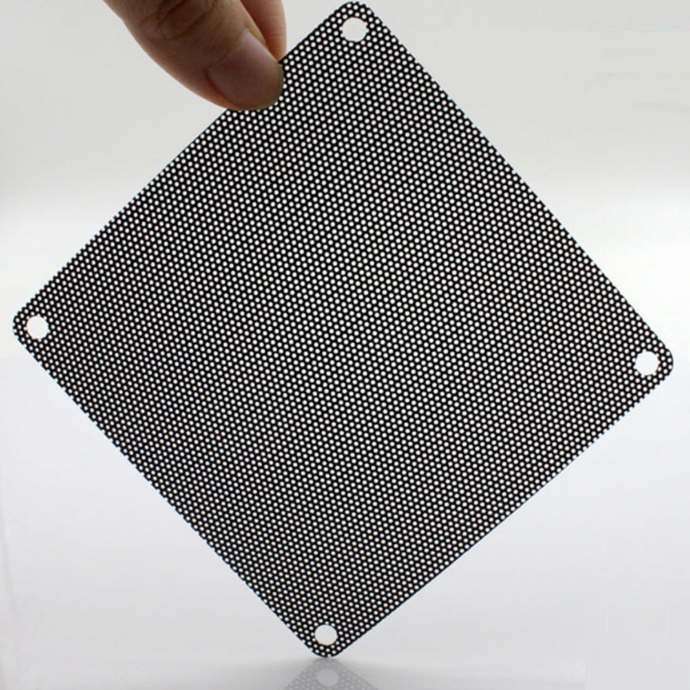 MOKKHNB 10Set Mesh Dustproof Case for Computer Case Fan Black Square ...