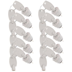 MOKKHNB 10 Sets Plastic Rotary Key Lock for Telephone, Fire Hydrant, and Electronic Reset Systems