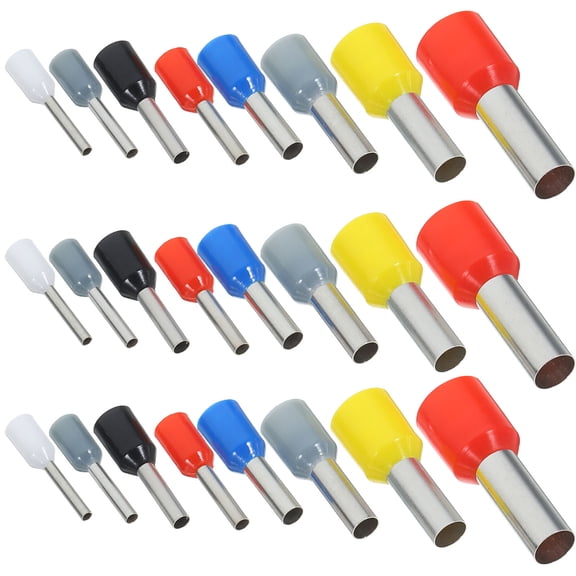 MOKKHNB 1200Pcs Ferrule Crimping Tool Kit Electrical Wire Terminals PVC Zinc Alloy Material