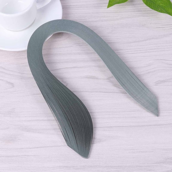 MOKKHNB 120 Grey Paper Quilling Strips for Crafting, Handmade Art, Scrapbooking, Card Making, Projects and Crafts
