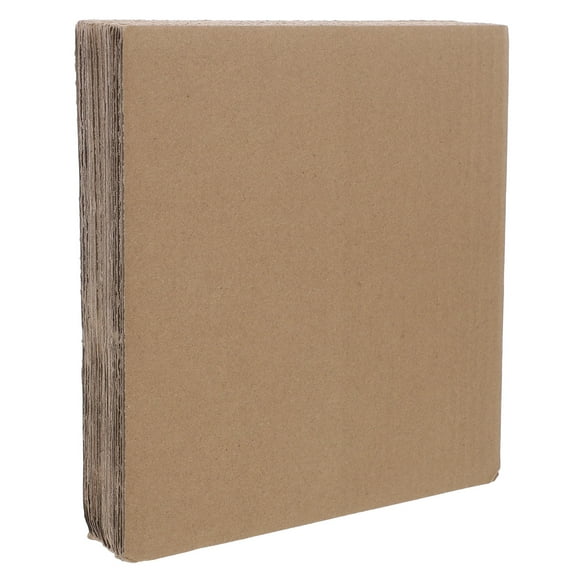 MOKKHNB 12Pcs Packing Boxes Filler Sheet Light Brown Cardboard Pads for Shipping