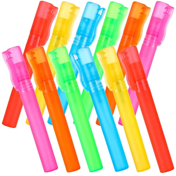 MOKKHNB 12Pcs Small Spray Bottles Pen Shape Empty Bottles for Travel Perfume Storage