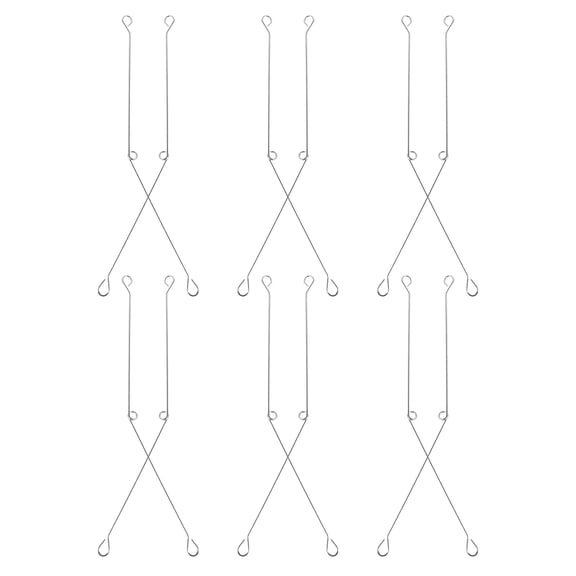 MOKKHNB 12-Pack Stainless Steel Spring Clips for Recessed Lighting Trim, Secure Metal Fasteners for LED & Can Lights