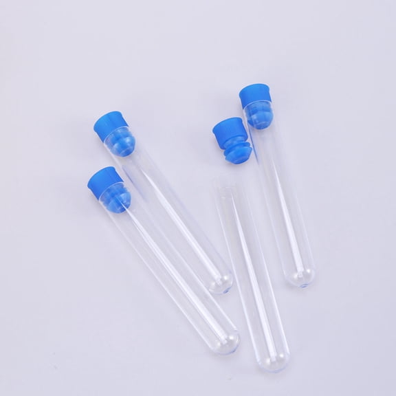 MOKKHNB 12Pcs Transparent Plastic Tubes with Lids Durable Hard Shell for Cosmetic Sample Storage