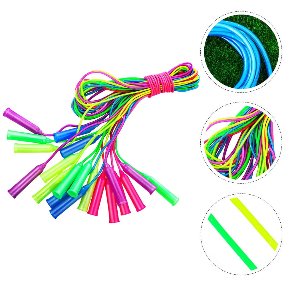 MOKKHNB Adjustable Length Jumping Ropes Skipping Rope Assorted Color ...
