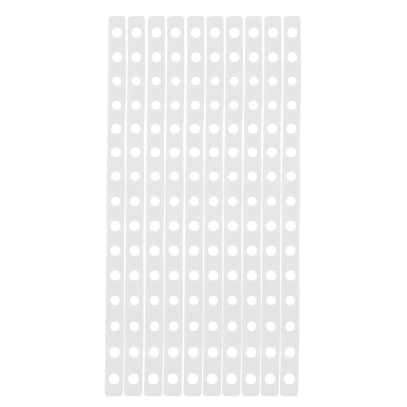MOKKHNB 12pcs Plastic Hanger Strap For Garment Display And Households Transparent