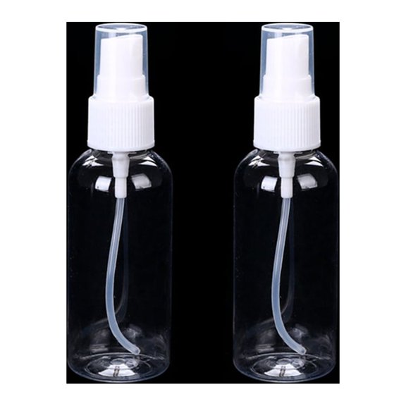MOKKHNB 15pcs Small Spray Bottle PET Transparent Atomizer for Travel Home Use
