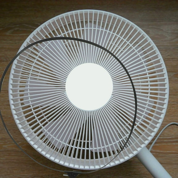 MOKKHNB 18-Inch Fixed Hoop Plastic Fan Grille Retaining Ring 2pcs For Home Office Fan Replacement