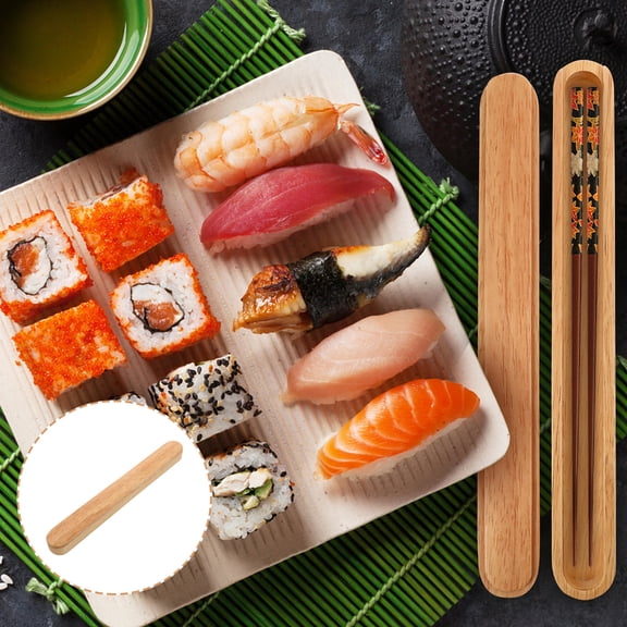 MOKKHNB Khaki Portable Chopstick Storage Case 1-Pack Travel Holder for Outdoor Activities and Everyday Use