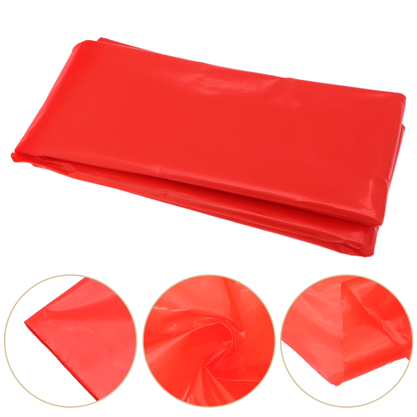MOKKHNB 1Pack Red Plastic Mulch Film for Soil Temperature Regulation and Nutrient Retention 75X47.2X0.04In