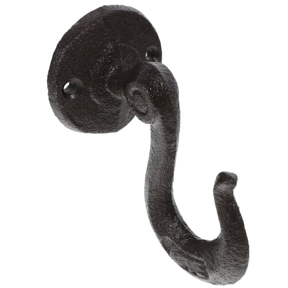 MOKKHNB 1Pack Rustic Coat Hooks Cast Iron Wall Mount For Garage And Home 10.2*7.9*5.1in