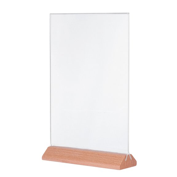 MOKKHNB 1Pack Synthetic Photo Holder 23.3x15cm Slanted Base For Wedding And Party Decorations