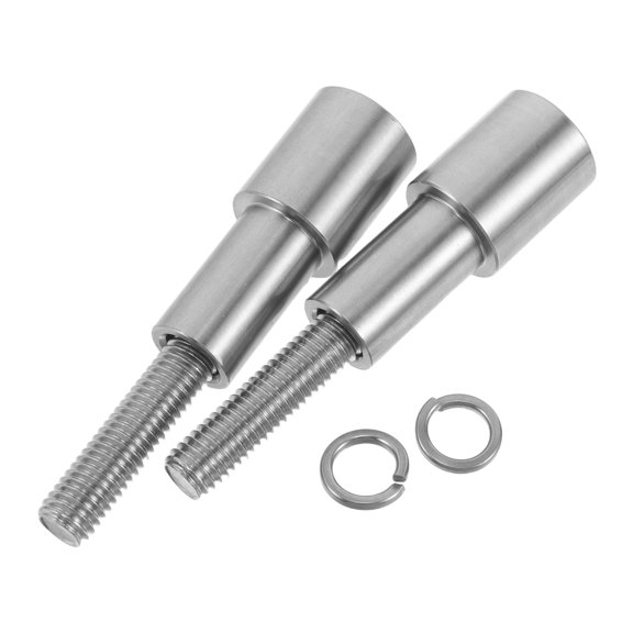 MOKKHNB 1Pair Durable Metal Motorcycle Phone Mount Extension Rod for Handlebar Navigation Bracket