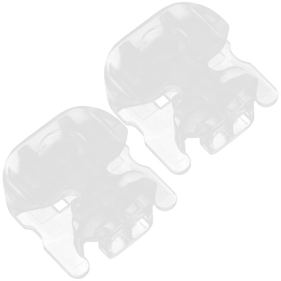 MOKKHNB 1Pair Plastic Shoelace Lock Clips for Decoration with Easy Use and Anti-Loosening Feature