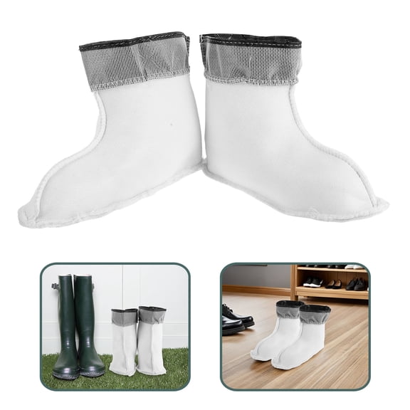 MOKKHNB 1 Pair Snow Boot Liners, PU Outer Layer, Insulated Winter Boot Inserts for Cold Weather Outdoor Hiking Use