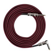MOKKHNB Right Angle Guitar Instrument Audio Cable, Assorted Colors, 1 Piece, and Flexible Connection Cord
