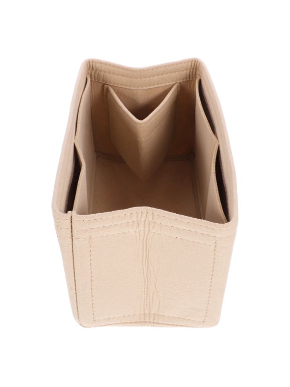 Toiletry Bag Makeup Pouch Light Brown Premium Wool for Makeups 1Pc