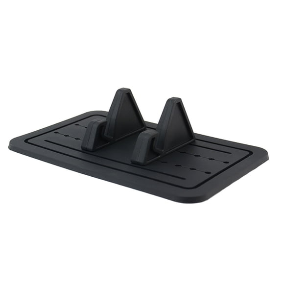 MOKKHNB 1Pc Silicone Car Dashboard Phone Holder Bracket Non Slip Desktop Stand Black