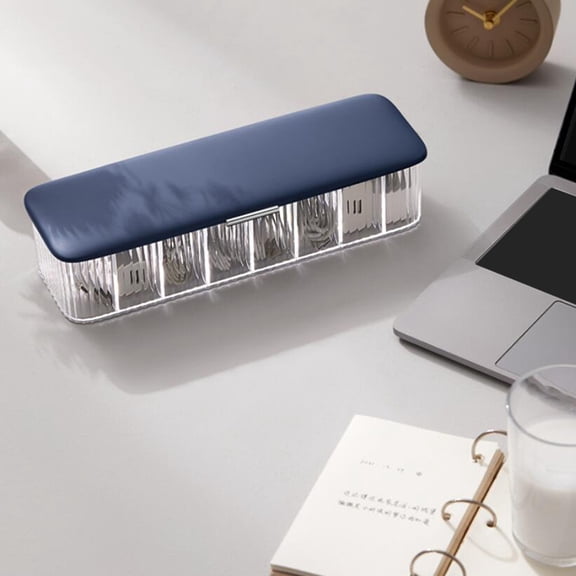 MOKKHNB 1Pcs ABS Cable Organizer Box for Table Wire Organizer 28.6in