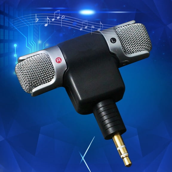 MOKKHNB 1Pcs Desktop Microphone PC in Black for Users Recording Back to School