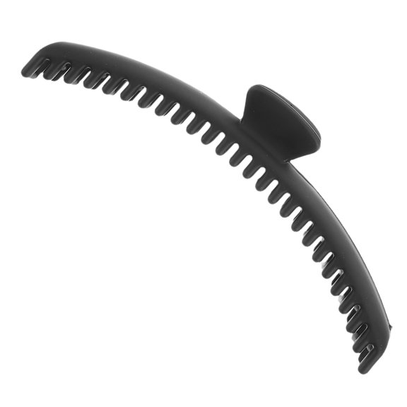 MOKKHNB Black Matte Tooth Hair Clip for Strong Hold and Versatile Styling, Hair Accessory for Women