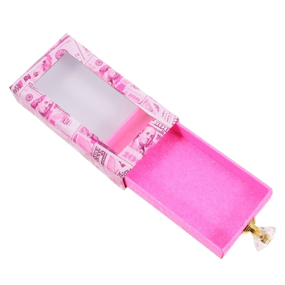 MOKKHNB Eyelash Display Eyelash Packaging Box Pink Cardboard 1Pack