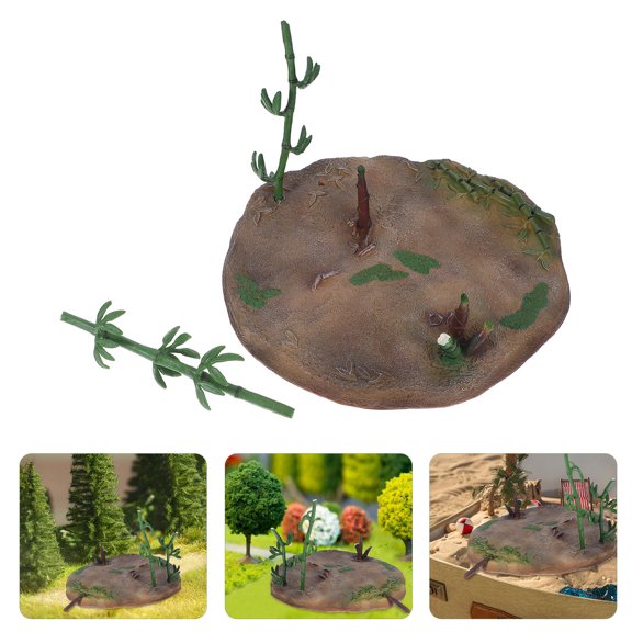 MOKKHNB Base Ornament Set, Vibrant Simulated Landscape Decoration for , Miniature Outdoor and Indoor Scenes