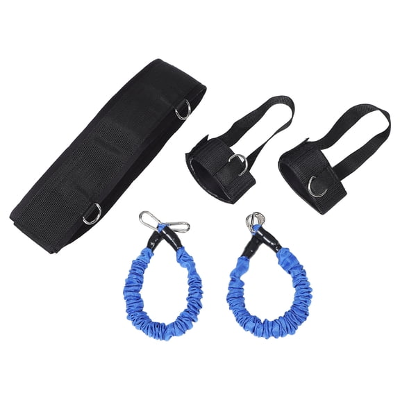 MOKKHNB 1Set Resistance Bands with Handles for Vertical Jump Training Basketball Fitness Agility in Assorted Color