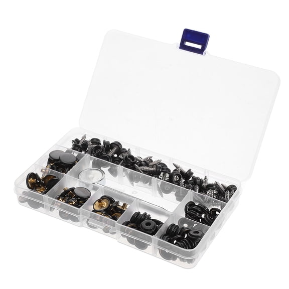 MOKKHNB 1Set Complete Snap Tool Kit with Stainless Steel Buttons for Boat Canvas and Outdoor Covers