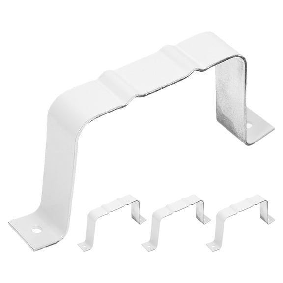 MOKKHNB 1Set Durable Aluminum Gutter Downspout Strap with Precise Fit for Pipe and Gutter Accessories