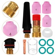 MOKKHNB -Plated TIG Welding Torch Accessories, Stainless Steel TIG Cup Mesh for Welder Torch Replacement Parts