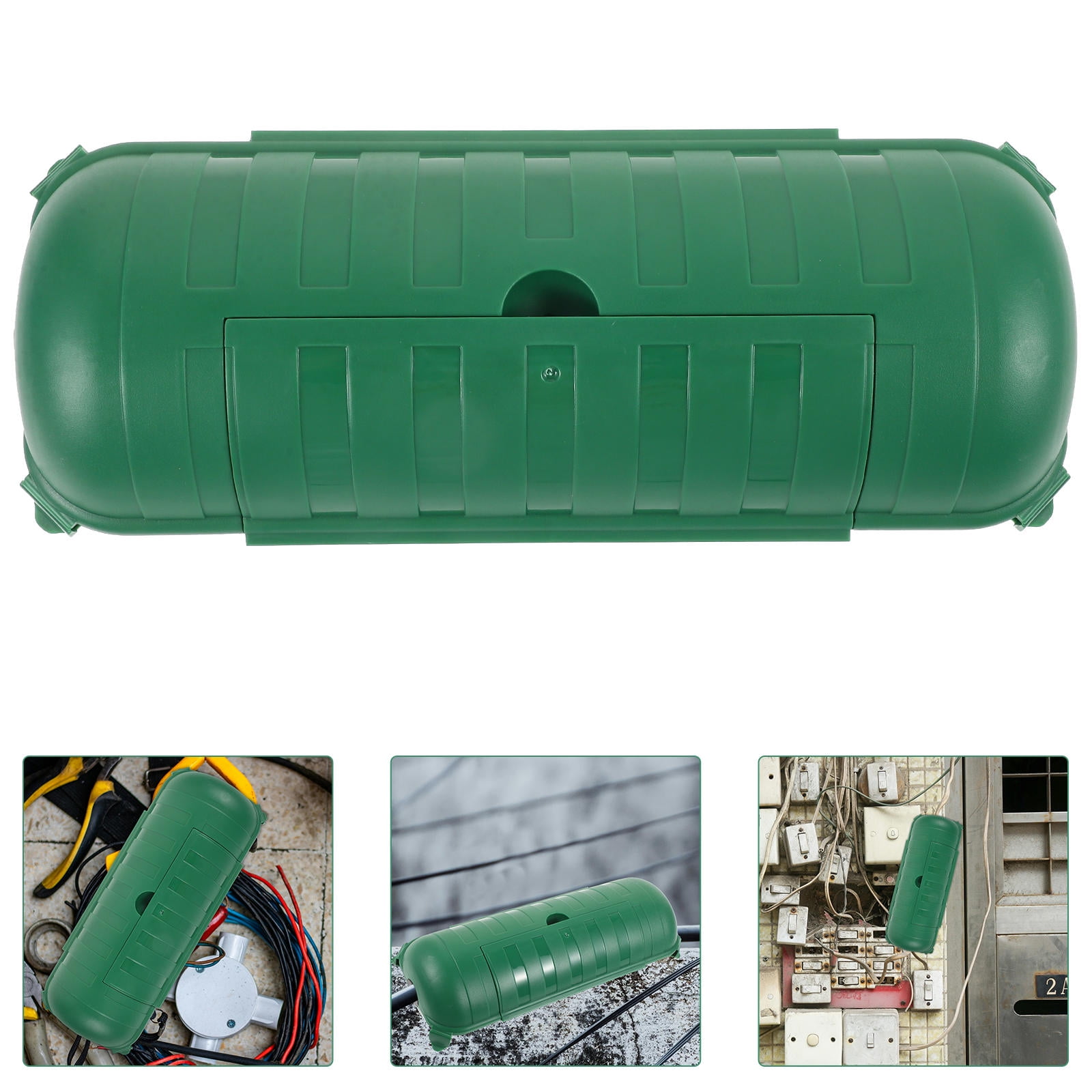 MOKKHNB Weatherproof Connector Box Green 1Pack 11.4X4.3X2.9In - Walmart.com