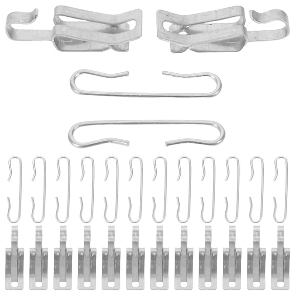 MOKKHNB 1Set Plated Silver Roof Heat Cable Clips and Spacers for Effective Gutter and Installation
