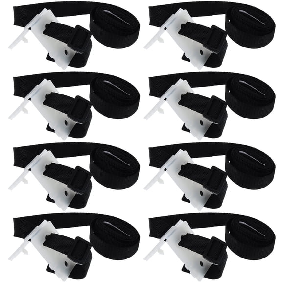 MOKKHNB 1Set Protective Pool Cover Strap for Solar Cover Secure Fastening Kit Black