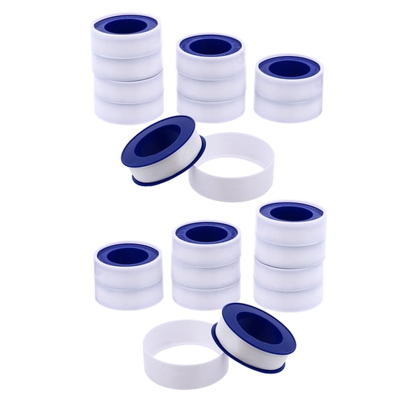 MOKKHNB 20 Rolls Pipe Seal Tape Plumbing Tape for Handyman Acid Resistance