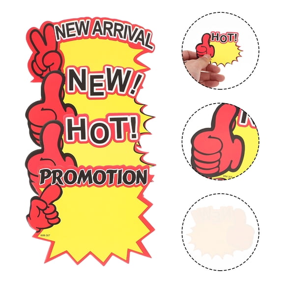 MOKKHNB 200Pcs Assorted Color Price Labels for Shopping Mall Fruits Vegetables Meat Exhibit