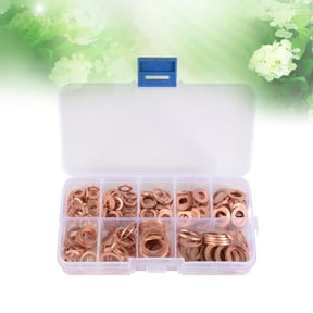 MOKKHNB Copper Sealing Set with Excellent Conductivity, 200 Pieces for Electrical and Mechanical Use