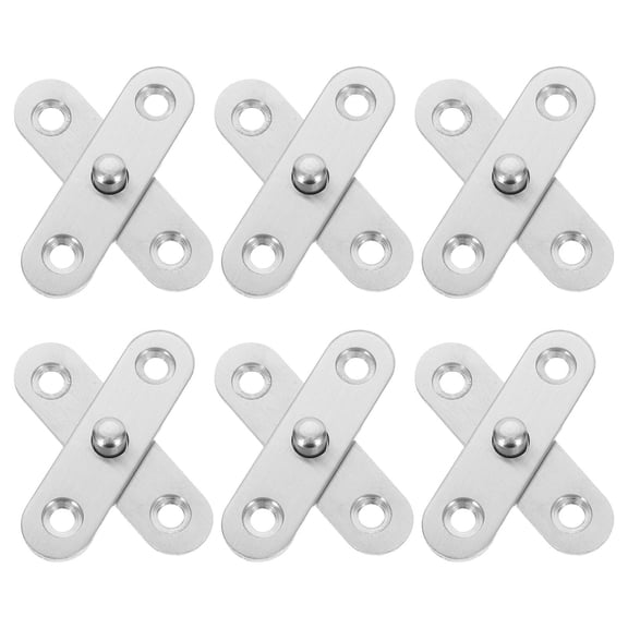 MOKKHNB 20- Rotating Hidden Stainless Steel Door Pivot Hinges for Cabinet Doors and Furniture