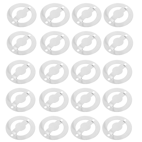 MOKKHNB 20Pcs Metal Bottom Plate for Pepper Mill Replacement Parts Kitchen Tools