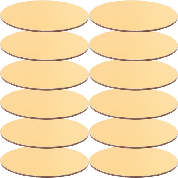 MOKKHNB 20Pcs Round Cake Boards Paper Bases Golden Color Ideal for Party Cake and Bakery Use
