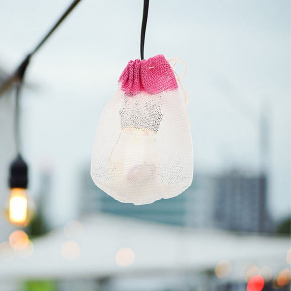 MOKKHNB 20Pcs Portable Camping Lantern Mantles Gauze Mesh Shade with Bug Protection for Outdoor Use
