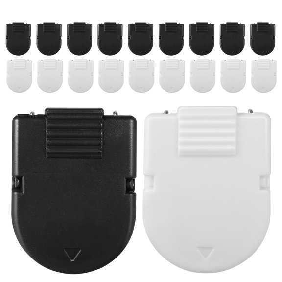 MOKKHNB 20Pcs Standard Size Plastic Cubicle Clips for Photo Memo Display on Fabric Partition Walls
