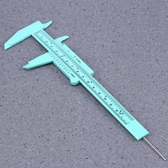 MOKKHNB 2Pcs 150Mm Plastic Caliper Tool Portable Measuring Gauge Assorted Color Lightweight