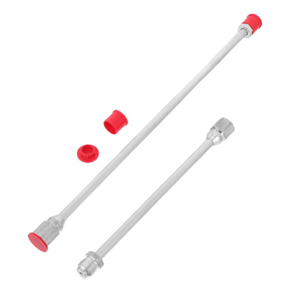 MOKKHNB 2Pcs Airless Sprayer Wand Extension Rod Plated Silver Lightweight Durable for Large Surface Painting